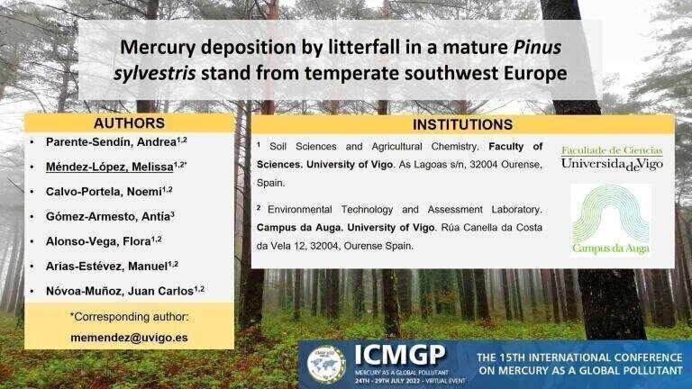 Mercury Deposition by Litterfall in a Mature Pinus sylvestris Stand from Temperate Southwest Europe